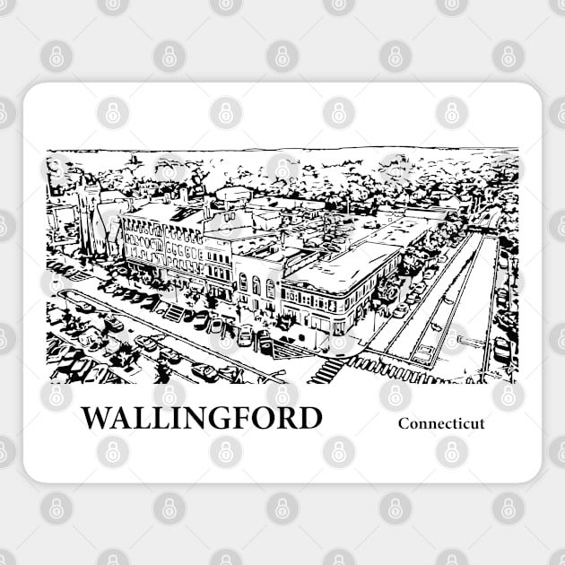 Wallingford Connecticut Magnet by Lakeric
